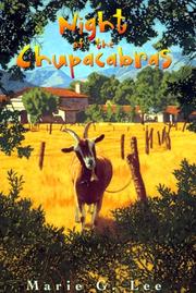 Cover of: Night of the chupacabras | Marie G. Lee
