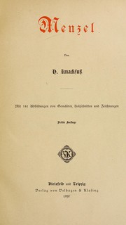 Cover of: Menzel by H. Knackfuss