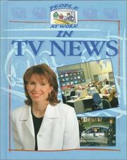 Cover of: People at work in TV news