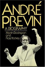 Cover of: André Previn: a biography