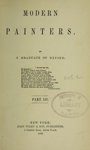 Cover of: Modern painters. by John Ruskin