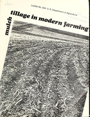 Cover of: Mulch tillage in modern farming