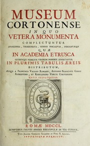 Cover of: Museum Cortonense by Valesio, Francesco
