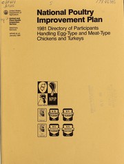 National Poultry Improvement Plan by United States. Animal and Plant Health Inspection Service. Veterinary Services