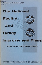 Cover of: The National poultry and turkey improvement plans and auxiliary provisions