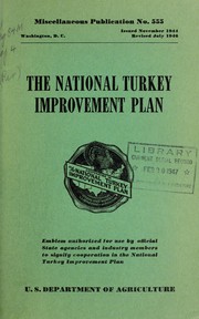 Cover of: The National turkey improvement plan