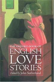 Cover of: The Oxford book of English love stories