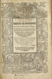 Cover of: A nievve herball, or historie of plantes by Rembert Dodoens