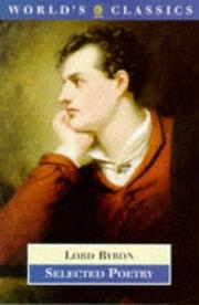Cover of: Lord Byron by Lord Byron