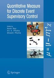 Cover of: Quantitative Measure for Discrete Event Supervisory Control