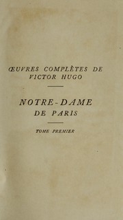 Cover of: Notre-Dame de Paris, 1482 by Victor Hugo