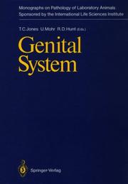 Cover of: Genital system by T.C. Jones, U. Mohr, R.D. Hunt (eds.).