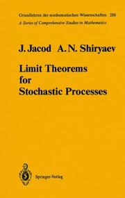 Cover of: Limit theorems for stochastic processes