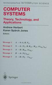 Cover of: Computer Systems: Theory, Technology, and Applications (Monographs in Computer Science)