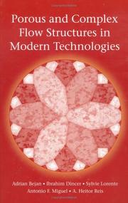 Cover of: Porous and Complex Flow Structures in Modern Technologies