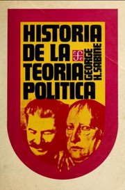 Cover of: Historia de la teoría política by George Holland Sabine