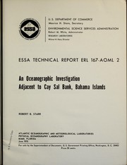 Cover of: An oceanographic investigation adjacent to Cay Sal Bank, Bahama Islands
