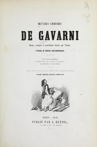 Oeuvres choisies de Gavarni by Paul Gavarni