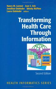Cover of: Transforming Health Care Through Information (Health Informatics) by 