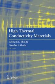 Cover of: High Thermal Conductivity Materials