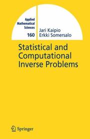 Cover of: Statistical and Computational Inverse Problems (Applied Mathematical Sciences)
