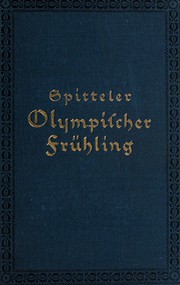 Cover of: Olympischer Frühling