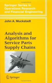 Cover of: Analysis and Algorithms for Service Parts Supply Chains