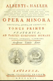 Cover of: Opera minora