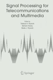 Cover of: Signal Processing for Telecommunications and Multimedia (Multimedia Systems and Applications)
