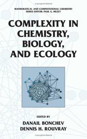 Cover of: Complexity in Chemistry, Biology, and Ecology (Mathematical and Computational Chemistry)