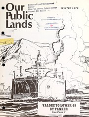 Our public lands by United States. Bureau of Land Management