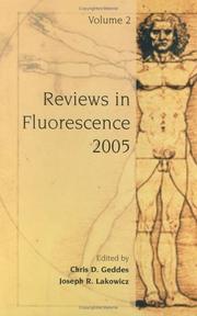Cover of: Reviews in Fluorescence 2005 (Reviews in Fluorescence) | 