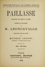 Cover of: Paillasse: drame en deux actes