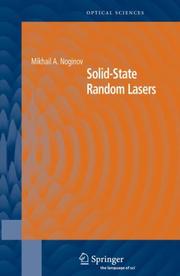 Cover of: Solid-state random lasers