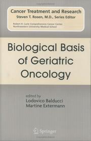 Biological basis of geriatric oncology by Lodovico Balducci