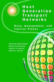 Cover of: Next Generation Transport Networks: Data, Management, and Control Planes