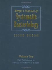Cover of: Bergey's Manual® of Systematic Bacteriology: Volume Two by George Garrity