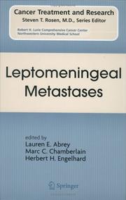 Cover of: Leptomeningeal metastases by edited by Lauren E. Abrey, Marc C. Chamberlain, and Herbert H. Engelhard.