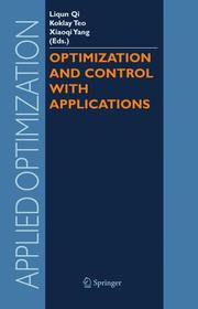 Cover of: Optimization and Control with Applications (Applied Optimization) by 