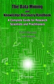 Cover of: Data Mining and Knowledge Discovery Handbook by 