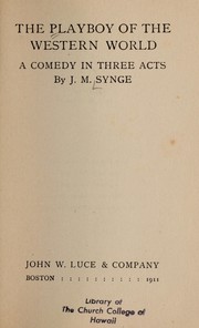 Cover of: The playboy of the western world by J. M. Synge