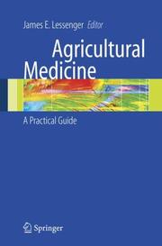 Cover of: Agricultural Medicine by James E. Lessenger