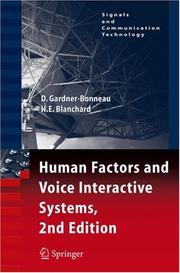 Human Factors and Voice Interactive Systems by Daryle Gardner-Bonneau