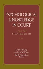 Cover of: Psychological Knowledge in Court: PTSD, Pain, and TBI