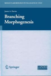 Cover of: Branching Morphogenesis