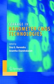 Cover of: Leakage in Nanometer CMOS Technologies (Series on Integrated Circuits and Systems) by 