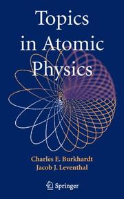 Cover of: Topics in Atomic Physics