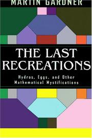 Cover of: The Last Recreations by Martin Gardner