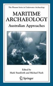 Cover of: Maritime Archaeology: Australian Approaches (The Springer Series in Underwater Archaeology)