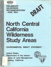 Cover of: Preliminary wilderness recommendations for the Timbered Crater and Lava wilderness study areas: draft environmental impact statement